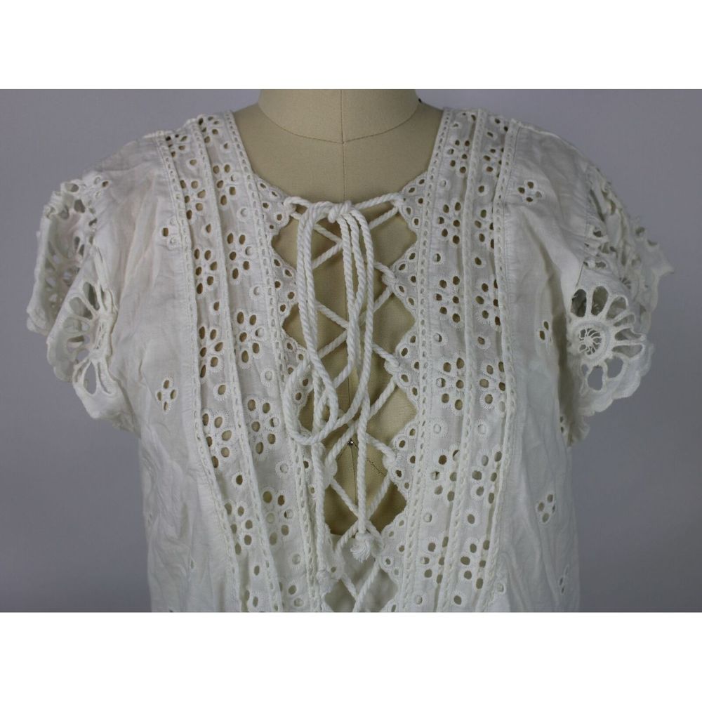 Free People Esperanza Eyelet Dress M Nwt *Pen Mark View 4
